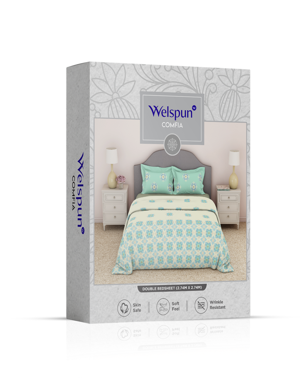 WELSPUN COMFIA DOUBLE BEDSHEET