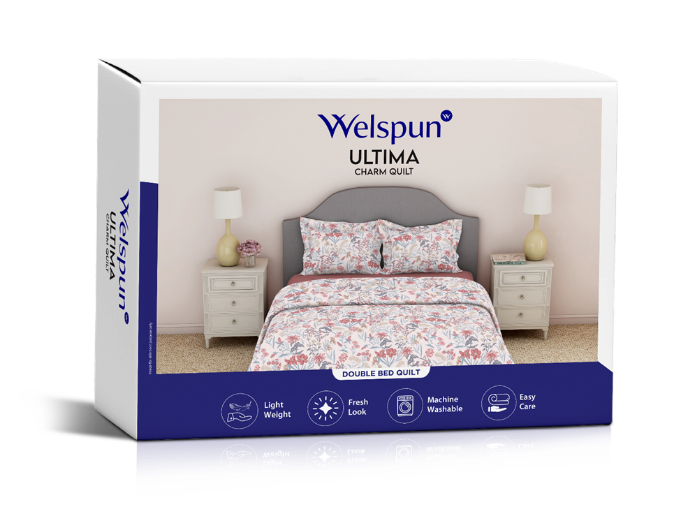 WELSPUN ULTIMA CHARM DOUBLE BED QUILT