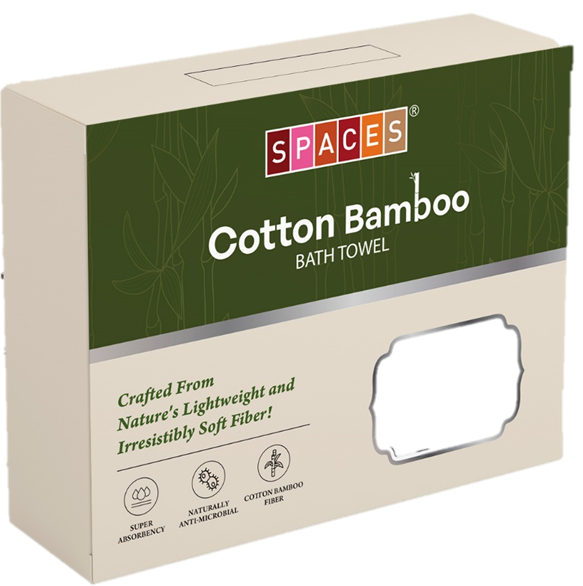 SPACES COTTON BAMBOO BATH TOWEL