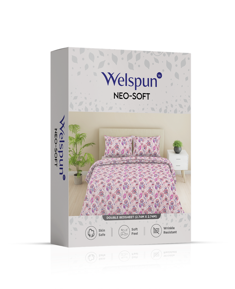 WELSPUN NEO-SOFT DOUBLE BEDSHEET