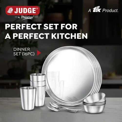 Judge by Prestige Classic Stainless Steel Dinner Set