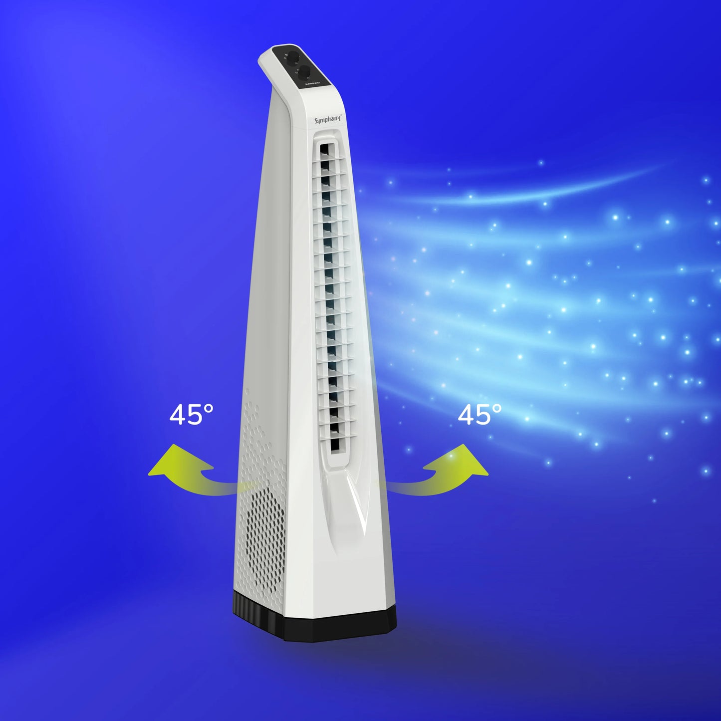 Surround Bladeless Tower Fan with Knob Control