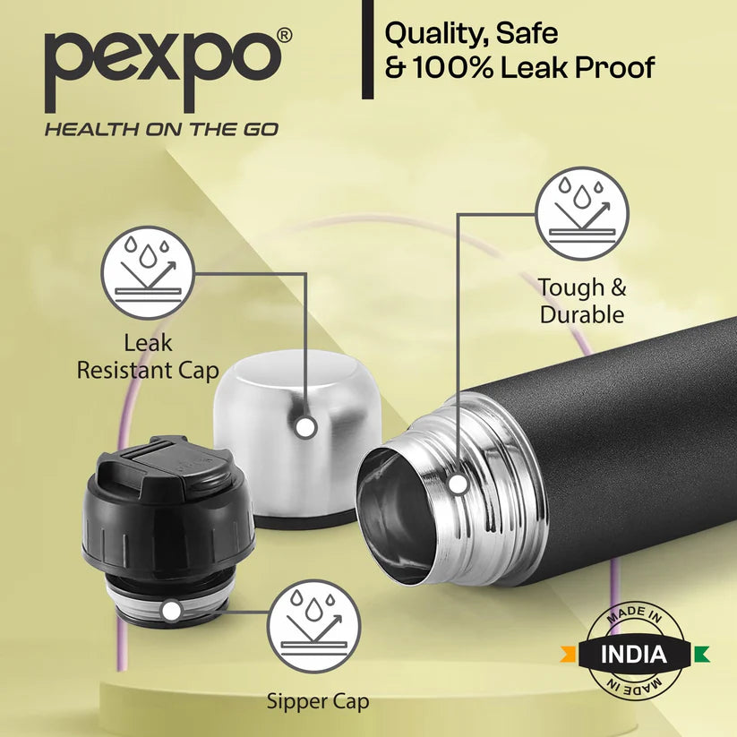 Pexpo 500ML FLAMINGO THERMOSTEEL BOTTLE