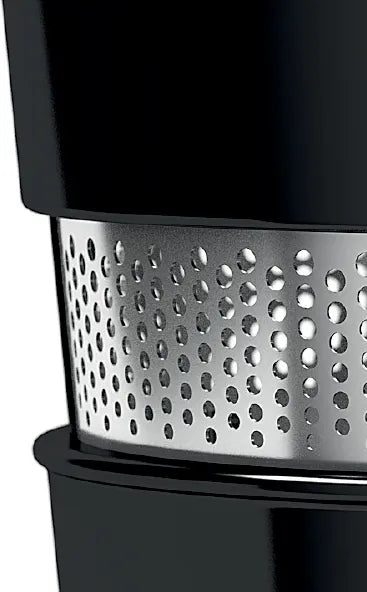 Slow juicer VitaExtract 150 W Black, Brushed stainless steel MESM731MIN