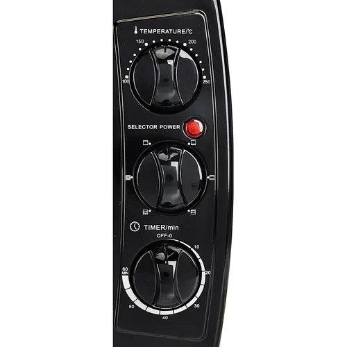 Prestige Oven-Toaster-Griller POTG 19 PCR - 19 L 1500 Watts (Black) | Temperature Control