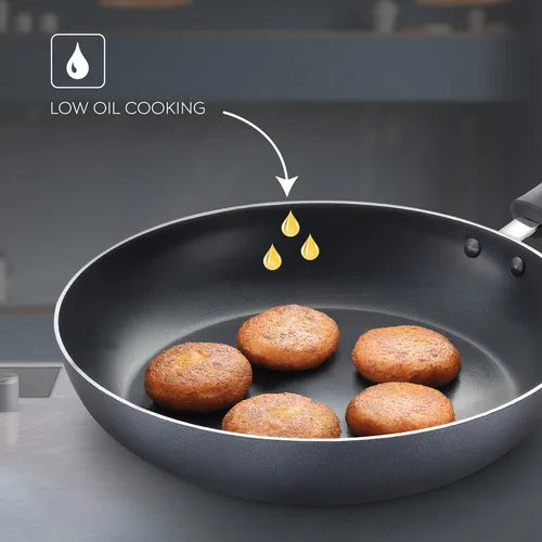 Judge by Prestige Everyday Non-Stick Fry Pan|Low Oil Cooking | Easy to Clean |Cool Touch Handle
