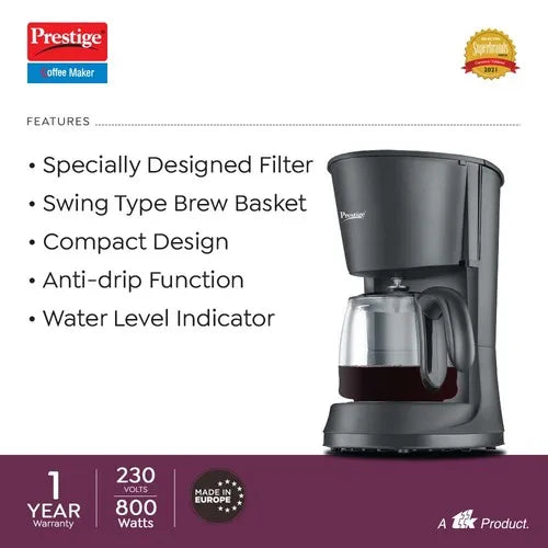 Prestige PCMD 4.0 Coffee Maker 800 W, 0.7L