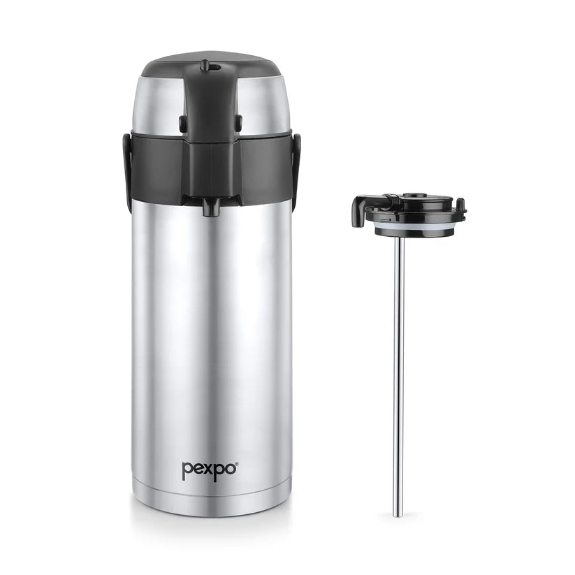 Pexpo AquaPort Double Walled Vacuum Insulated -Coffee/Tea Carafe Heat & Cold Retention 3500ML