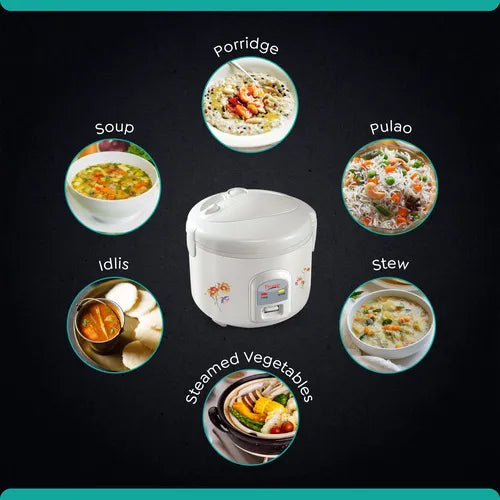 Prestige Delight Electric Rice Cooker - PRWCS 1.2 (1.2L Closed Type)