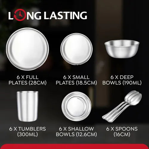 Judge by Prestige Classic Stainless Steel Dinner Set