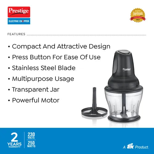 Prestige PEC 4.0 Electric Vegetable & Fruit Chopper