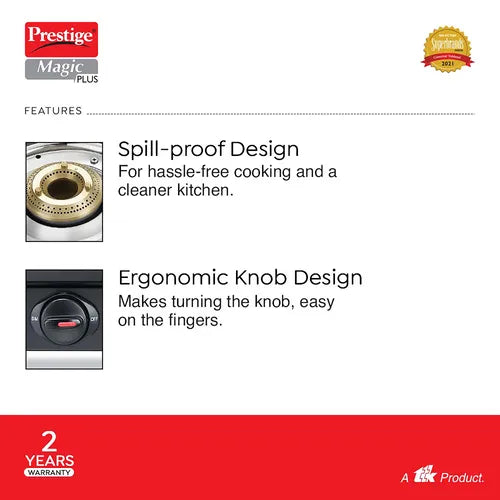 Prestige Magic Plus LP Gas Stove GTMP 04 SQ