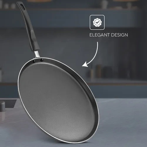 Judge by Prestige Everyday Omni Non-Stick Tawa| Low Oil Cooking | Easy to Clean |Cool Touch Handle