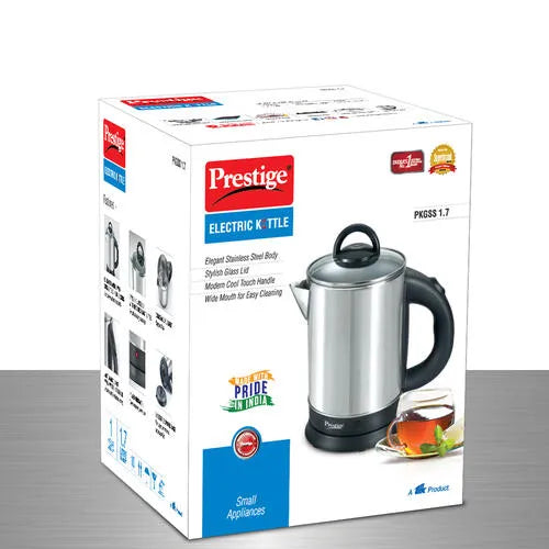 Prestige Stainless Steel 1500 Watts Electric Kettle - PKGSS 1.7