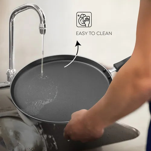 Judge by Prestige Everyday Omni Non-Stick Tawa| Low Oil Cooking | Easy to Clean |Cool Touch Handle