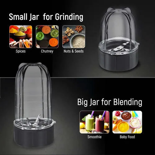 Prestige 350 Watts Nutri-Mix 2.0 Mixer Grinder with 2 Jars |Compact Design| Multipurpose Jars |Inter-Lock System| Sipper Lids