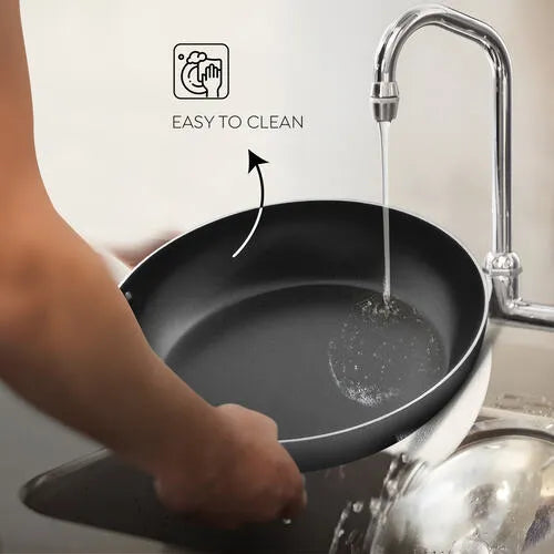 Judge by Prestige Everyday Non-Stick Fry Pan |Low Oil Cooking | Easy to Clean |Cool Touch Handle