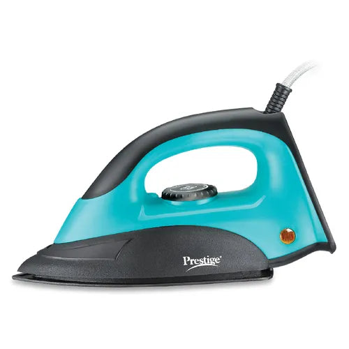 Prestige PDI 07 Magic Dry Iron 1000W with Greblon Coated Sole Plate (Blue, Black)