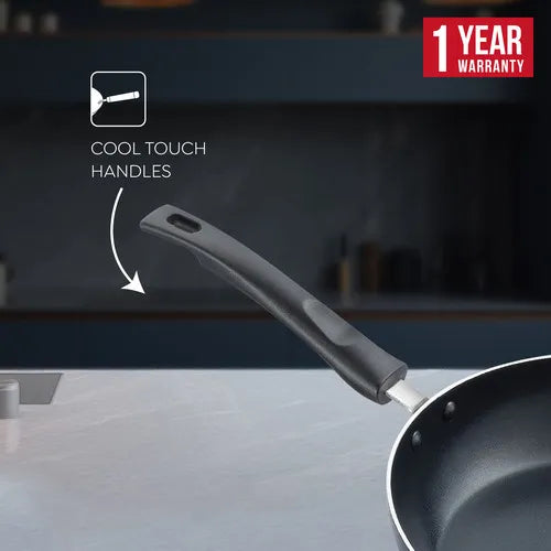 Judge by Prestige Everyday Non-Stick Fry Pan |Low Oil Cooking | Easy to Clean |Cool Touch Handle