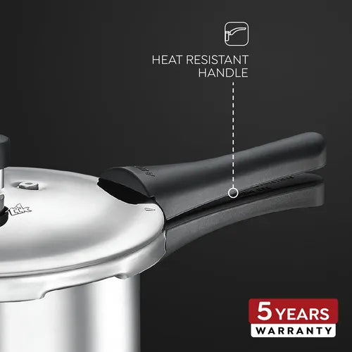 Judge by Prestige 3L Classic Stainless Steel Pressure Cooker (Outer Lid, Stainless Steel) |Sturdy Handles |Gas & Induction Compatible
