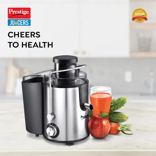 Prestige PCJ 7.0 Stainless Steel Centrifugal Juicer 500 W (Silver, Black)