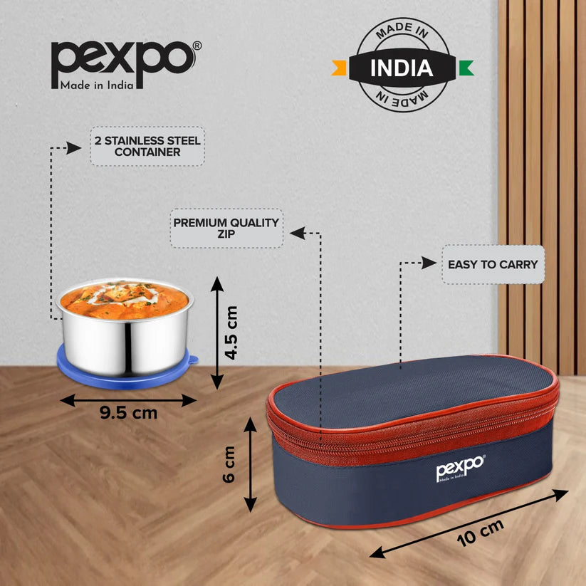TIFFIN & LUNCH BOX NANO STEEL PEXPO