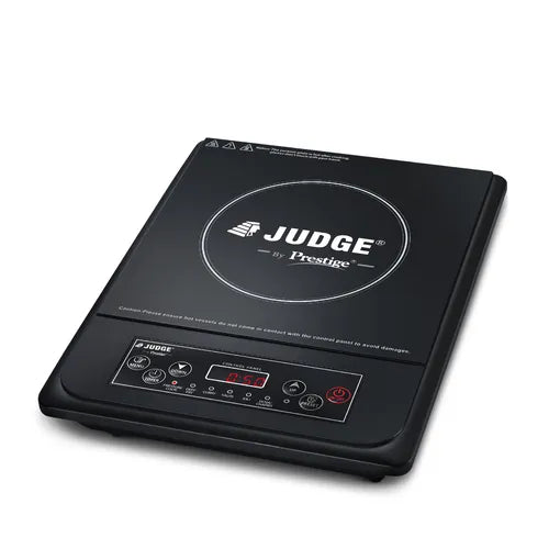 Judge by Prestige 1200 Watts Optima Induction Cooktop |Multiple Indian Menu Options | Timer Function