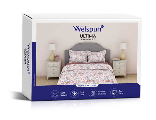 WELSPUN ULTIMA CHARM DOUBLE BED QUILT
