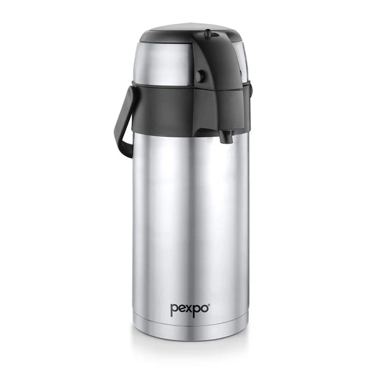 Pexpo AquaPort Double Walled Vacuum Insulated -Coffee/Tea Carafe Heat & Cold Retention 2500ML