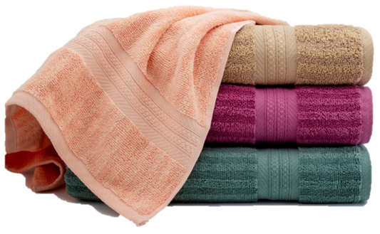SPACES COTTON BAMBOO BATH TOWEL SET OF 3