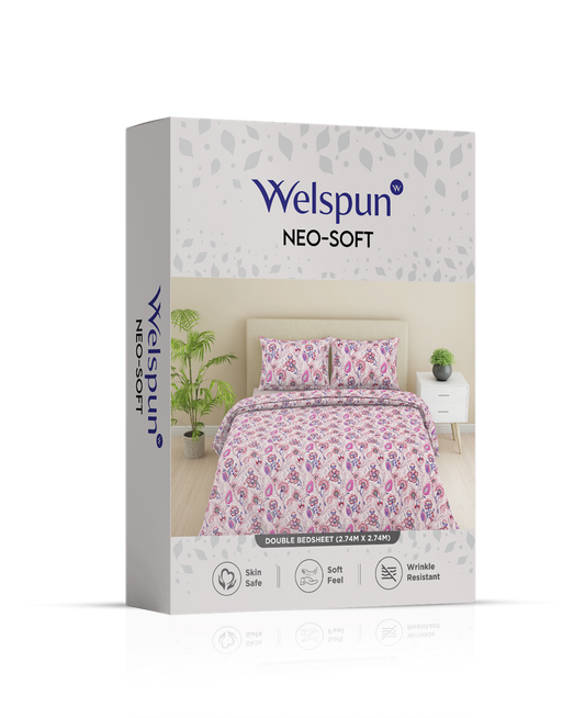 WELSPUN NEO-SOFT DOUBLE BEDSHEET