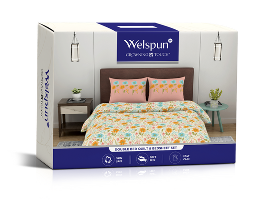 WELSPUN CROWNING TOUCH BED IN BAG