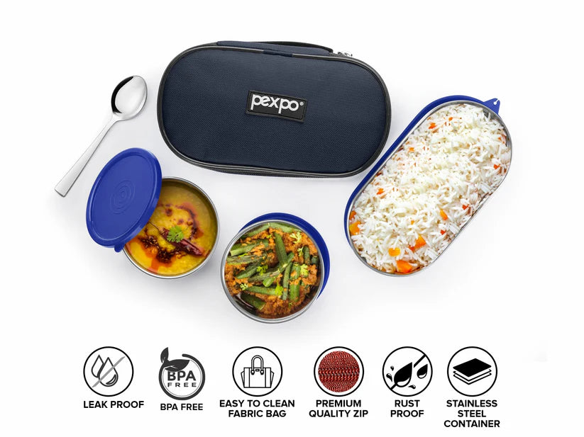 TIFFIN & LUNCH BOX DELIGHT STEEL PEXPO