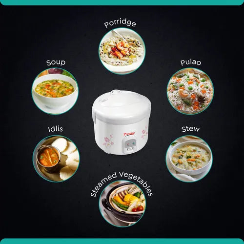 Prestige Delight Electric Rice Cooker - PRWCS 1.8 (1.8L Closed Type)