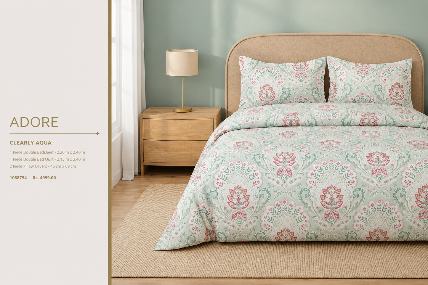 WELSPUN ADORE BEDSHEET