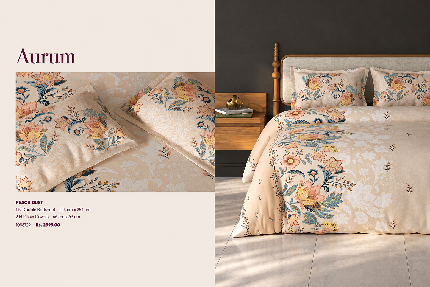 SPACES AURUM BEDSHEET