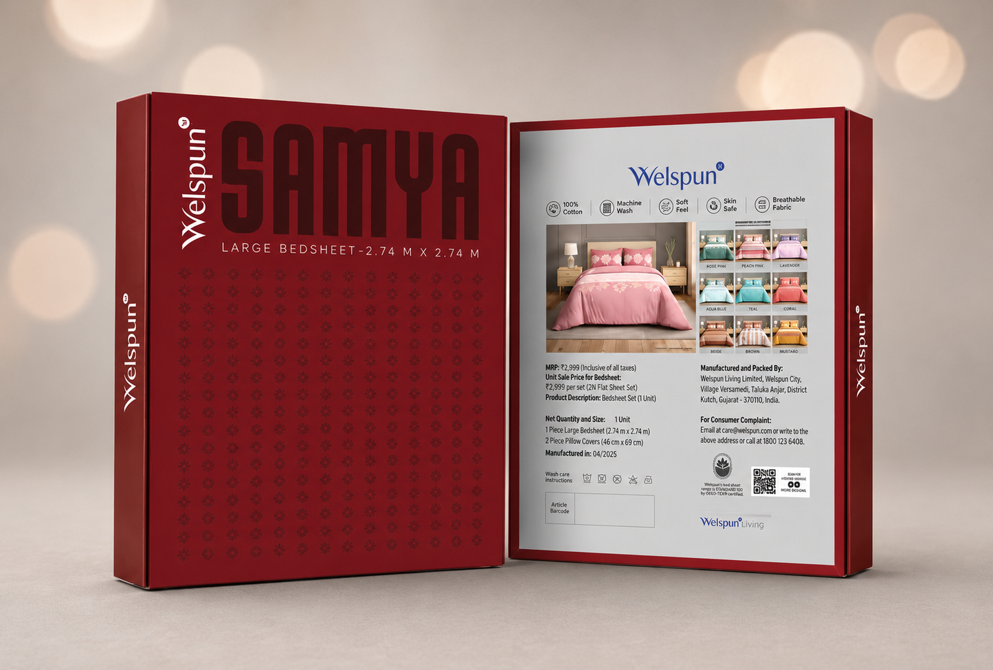 WELSPUN SAMYA BEDSHEET
